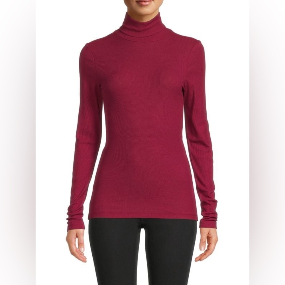 Splendid Ribbed Turtleneck Sweater